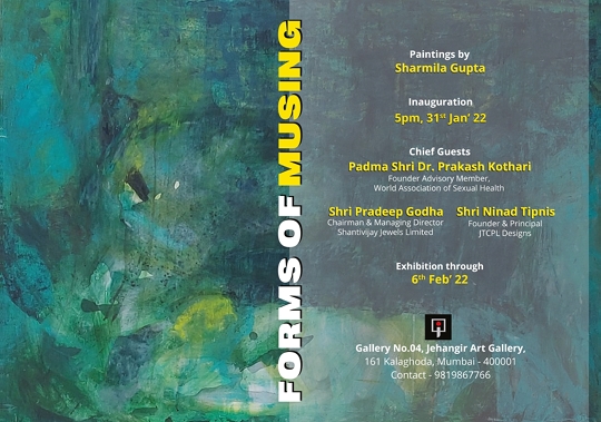 Forms Of Musing –  An Exhibition Of Paintings By Artist Sharmila Gupta In Jehangir Art Gallery