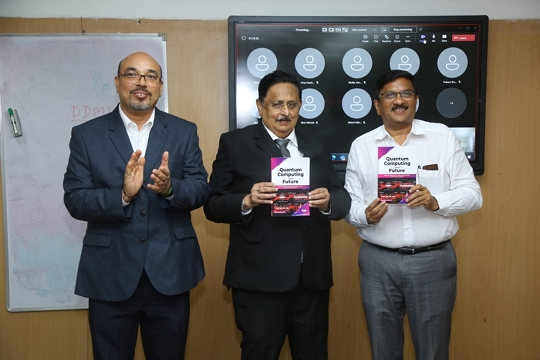Book Release Quantum Computing and Future  Authored by Mr  Utpal Chakraborty  Chief Digital Officer  Allied Digital Services Ltd