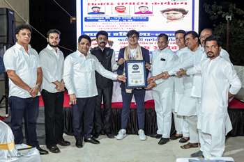 Grand Felicitation Ceremony For Samudrajeta Aryan Surjeet Dadiala’s 6 World Records At Hopup Mumbai